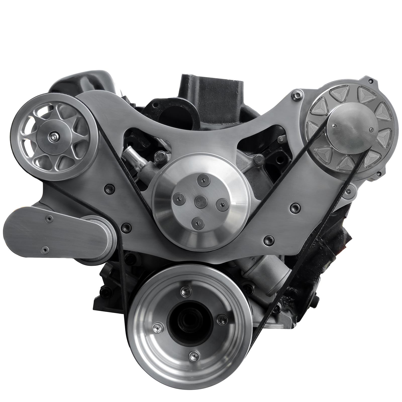 All American Billet FDS-SBF-104 SB Ford Serpentine System