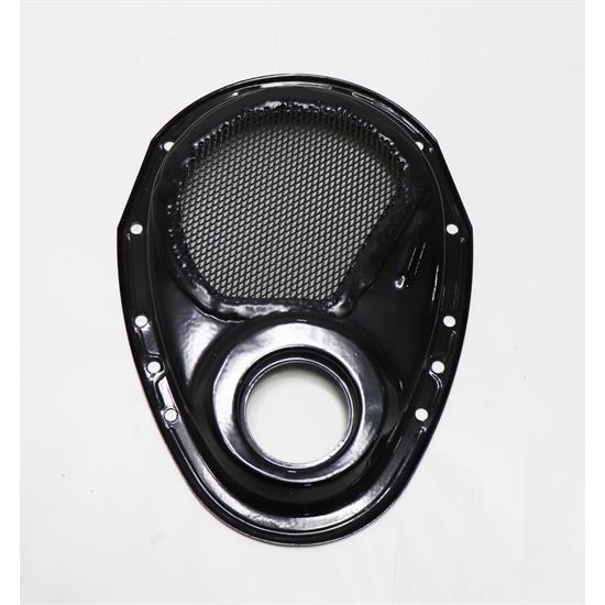 Black Open SBC Timing Cover