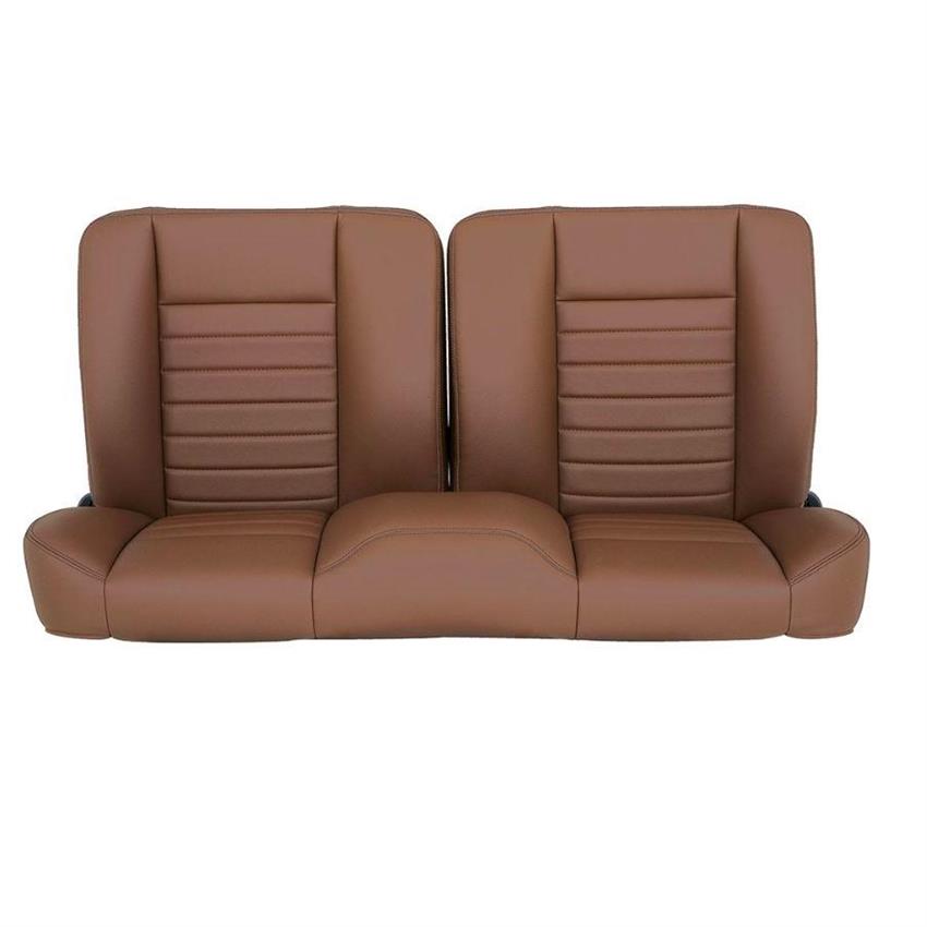 TMI Interiors Cruiser Collection 55 Inch Split Back Bench Seat, Brown