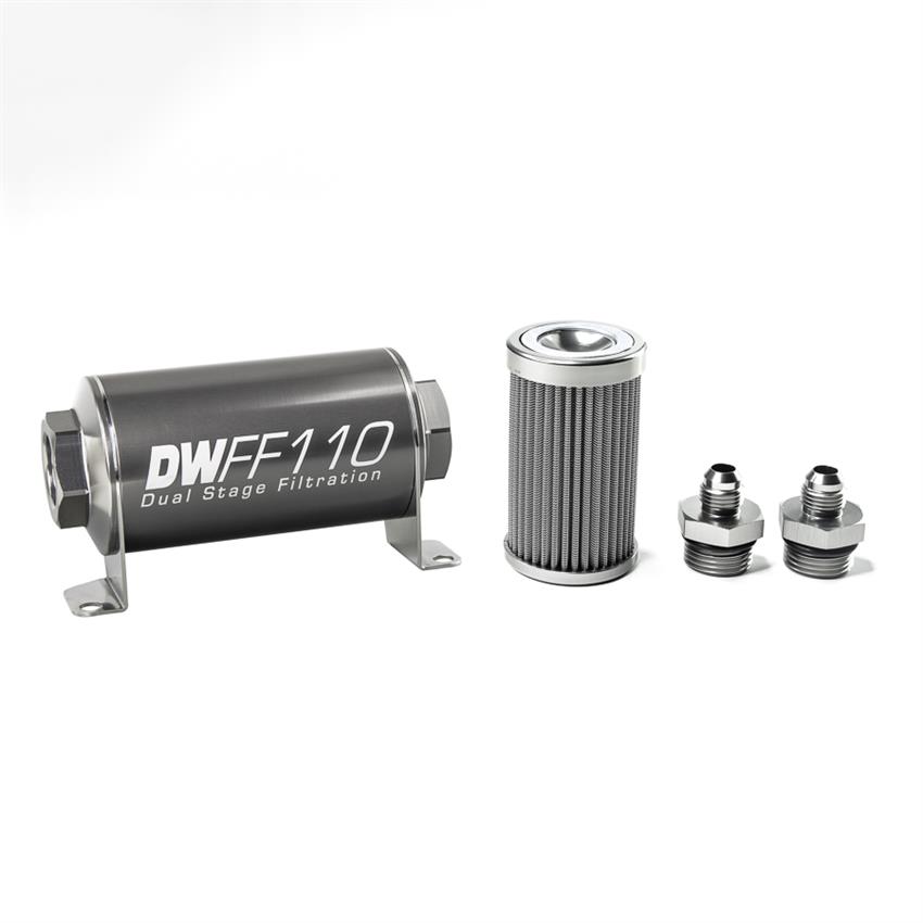 DeatschWerks 8-03-110-100K-6,6AN, 100 micron, 110mm fuel filter