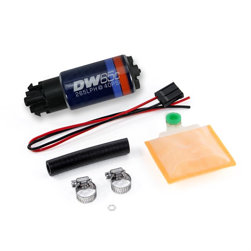 9-652-1000 265 LPH Compact In-Tank Fuel Pump with Clips & Universal Install Kit