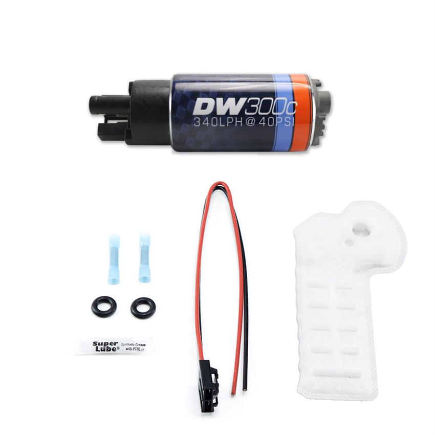 9-307-1059 340 LPH DW300C Compact Fuel Pump without Mounting Clips for 2017-2020 Honda Civic Type-R