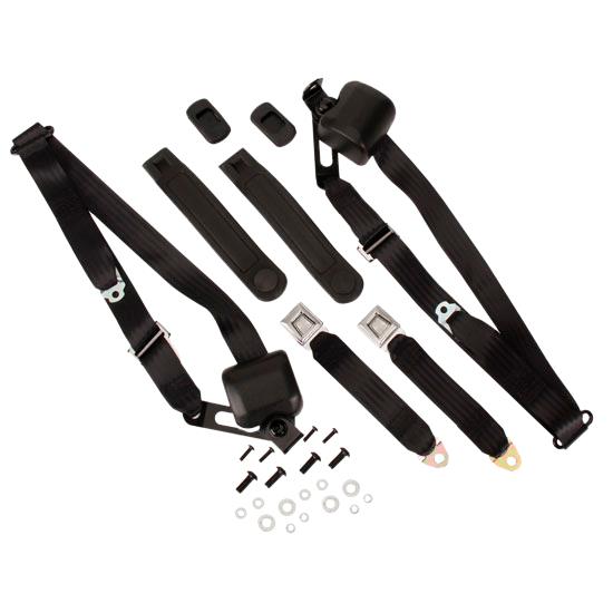 Morris MCSBGM5ABK 3Point Seat Belt Kit, 6667 Nova, Front Seats