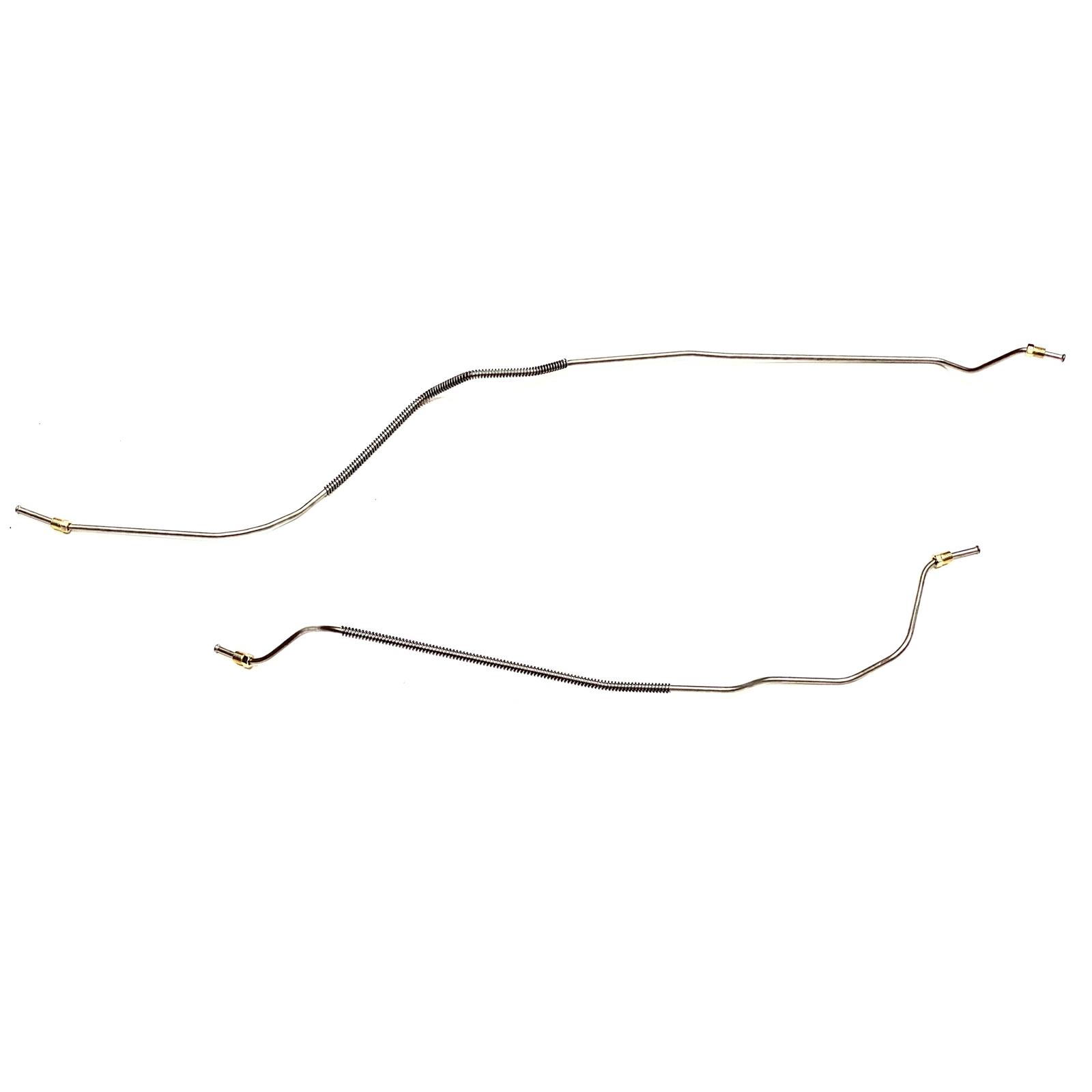 67 Camaro Rear Brake Line Routing The Stop Shop F1967RG Rear axle brake line pair, 67 Camaro
