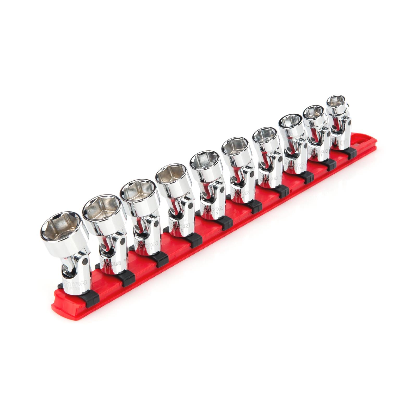 Tekton SHD91119 3/8" Drive 6-Point Universal Joint Socket Set