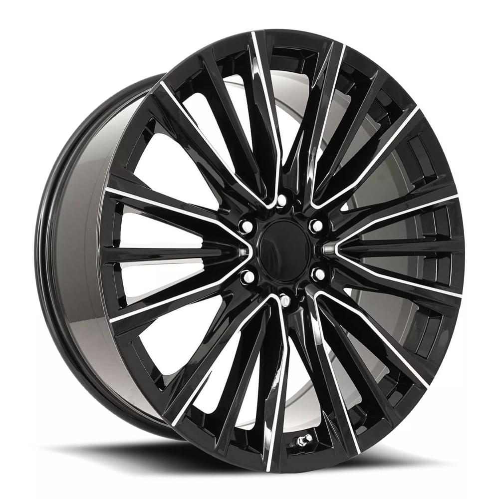 Factory Reproductions 205290286513 Platinum V 26 X 10 Black Wheel