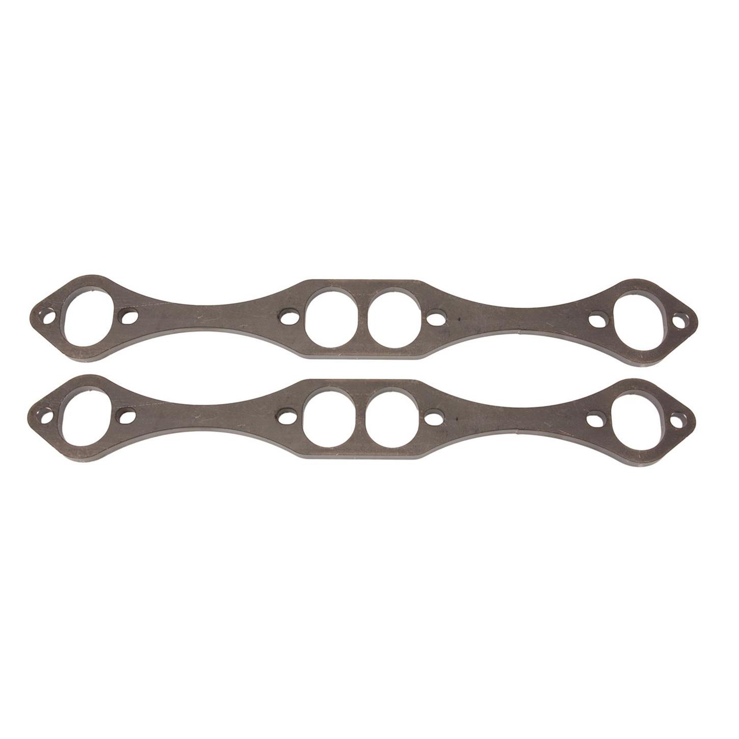 Small Block Chevy Oval Port Header Flanges, 3/8 Inch Thick