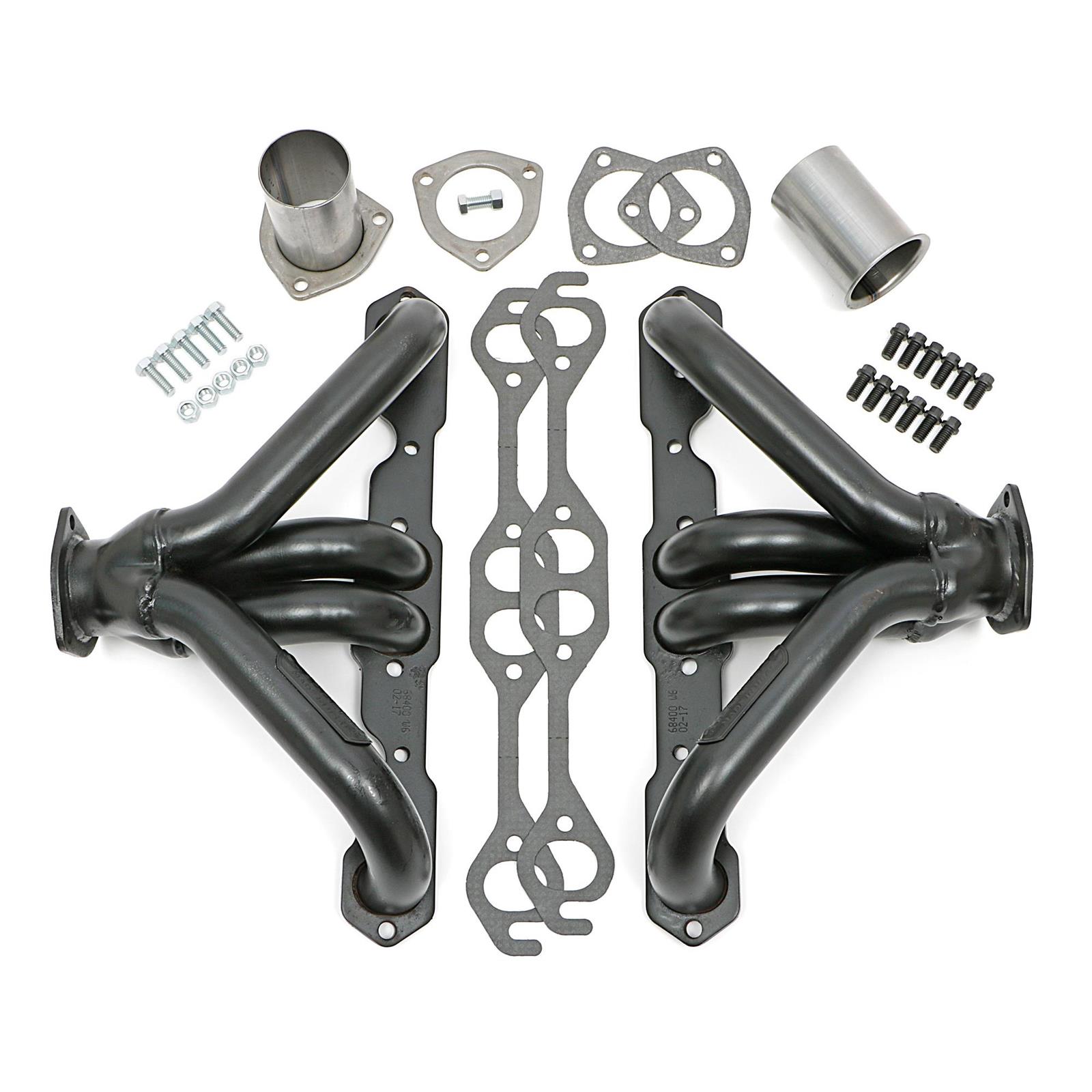 GearHead Stainless Steel SB Chevy Headers – Full Set For '54 & Older Street Rods