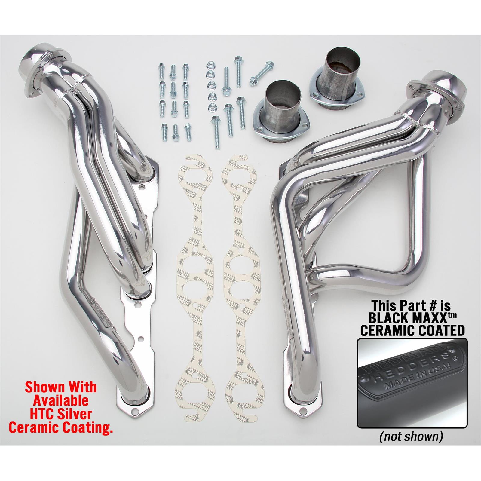 Hedman Hedders 68623 6781 Camaro Headers Black