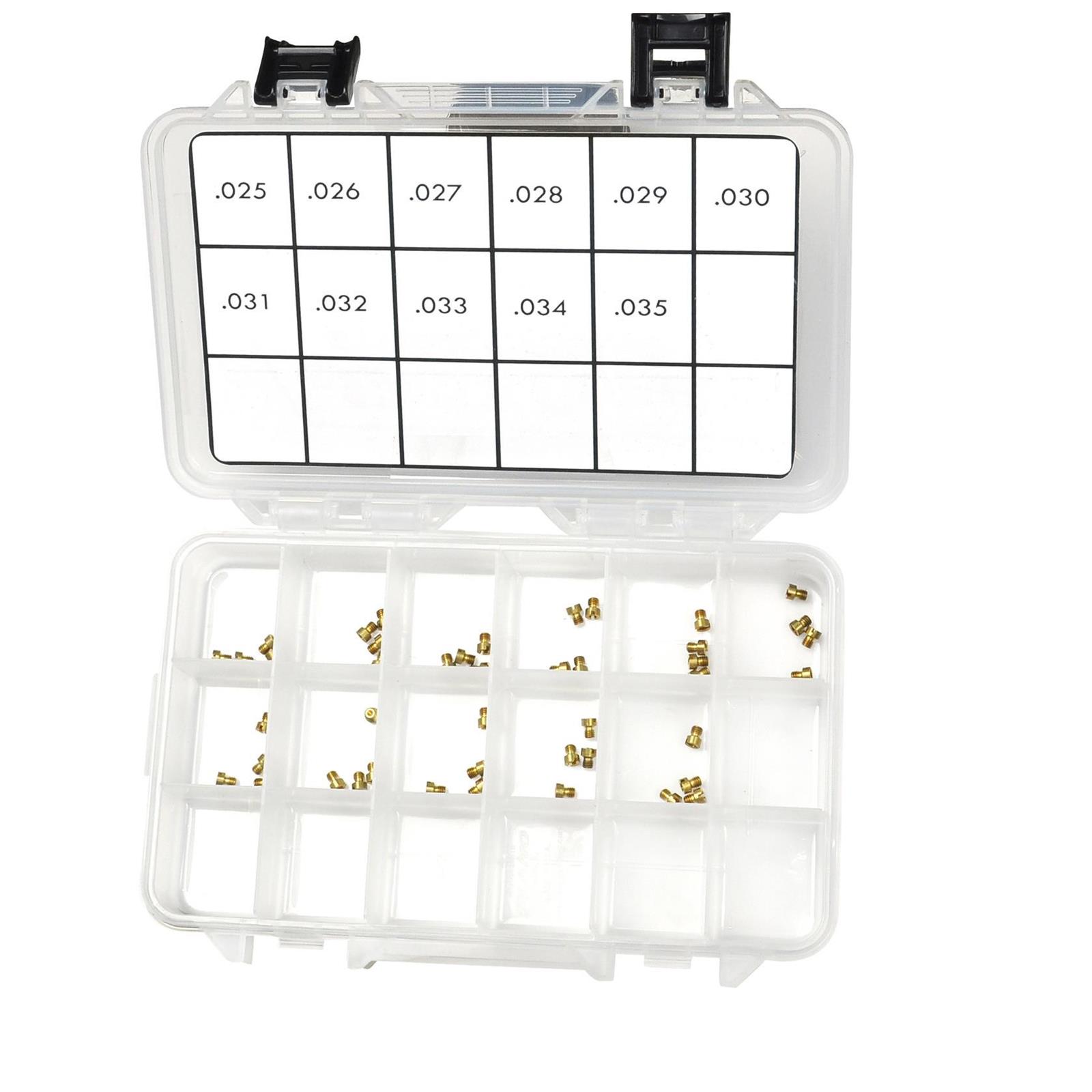 Quick Fuel 36-25QFT Air Bleed Assortment Kit, .025 -.035 Inch, 36-25