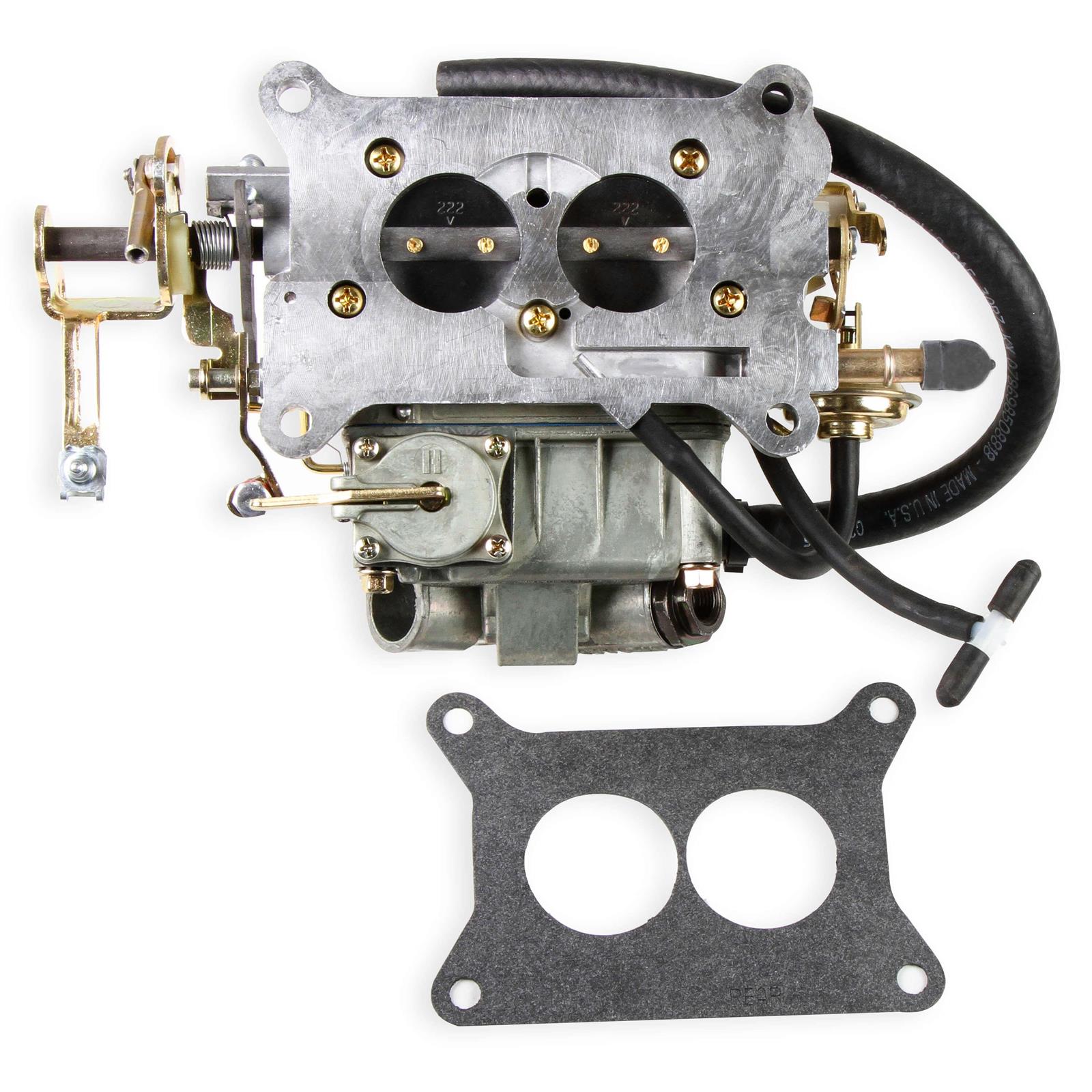 Holley 04670 1971, 440 CID Remote Choke Center Replacement Carburetor