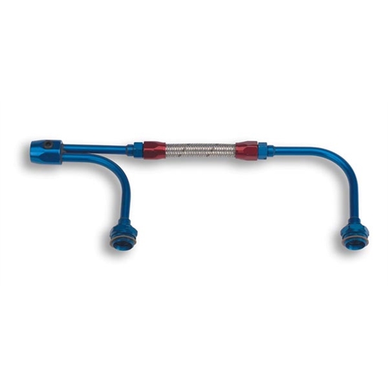 Earls 103176ERL Billet Fuel Line Kit Bent Tube, 3/8 Inch NPT