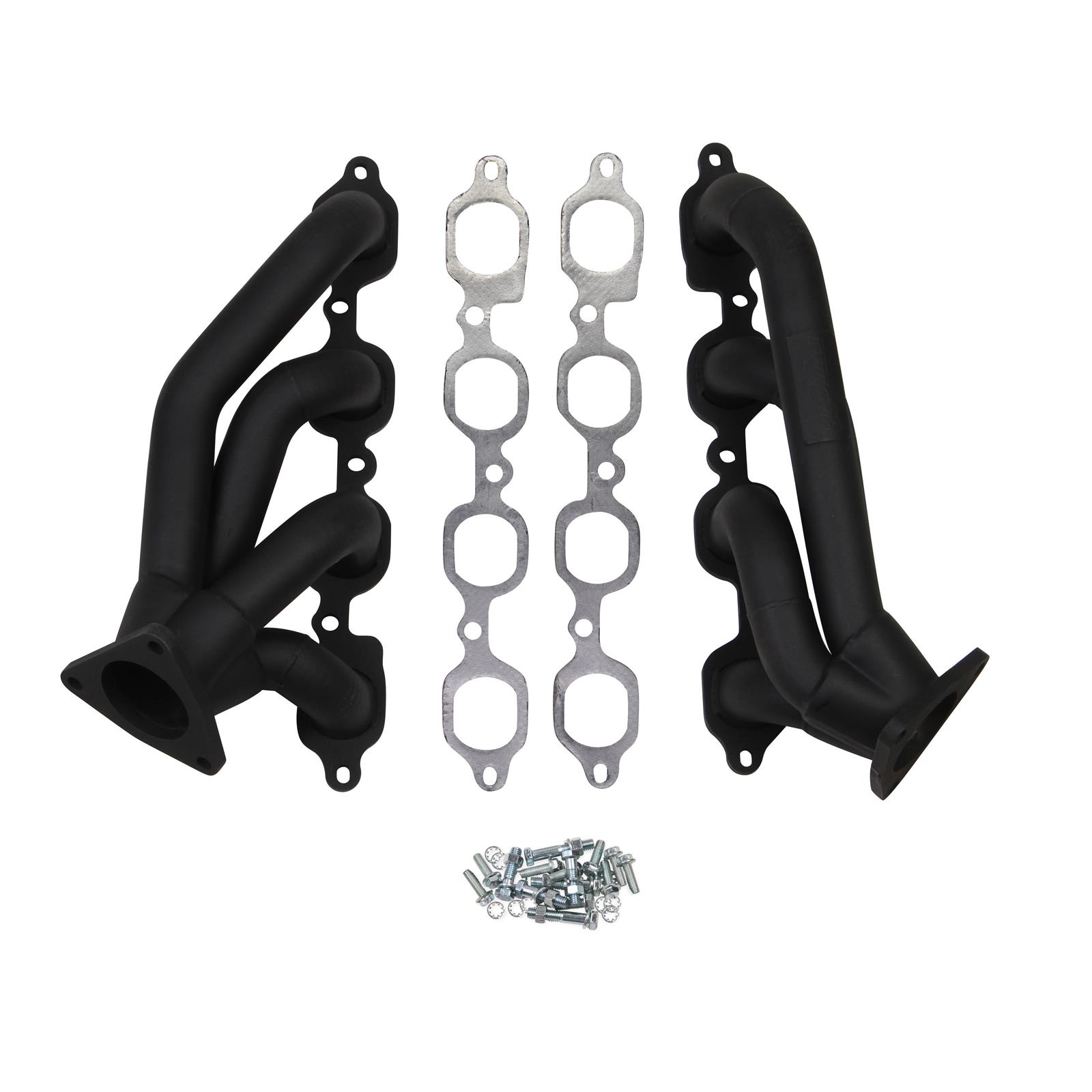Flowtech 11548FLT Shorty LT Headers, Black Painted, 201415 Silverado