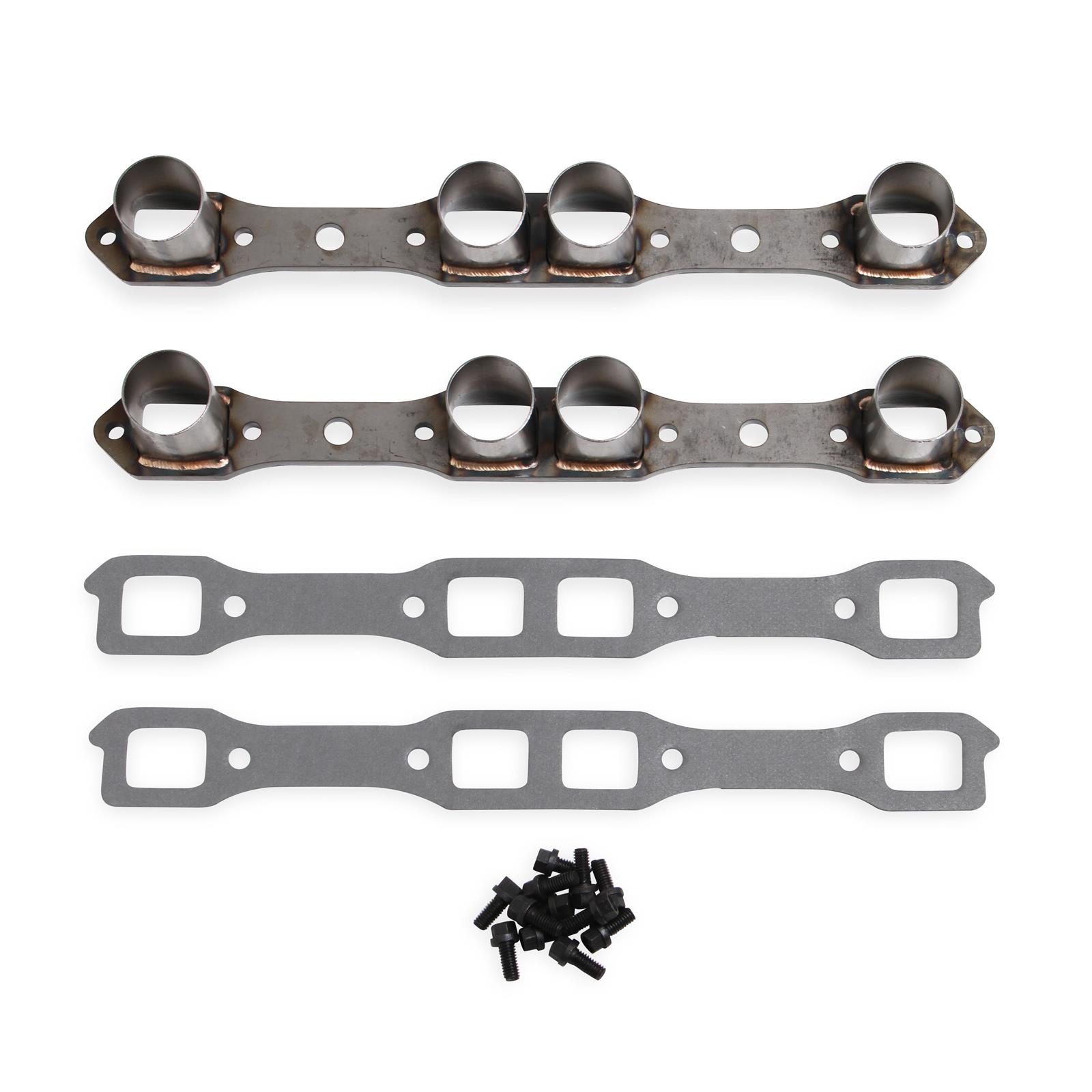 Hooker 11654HKR Header Flange Kit w/ Stubs, Mopar 383440, 2 Inch