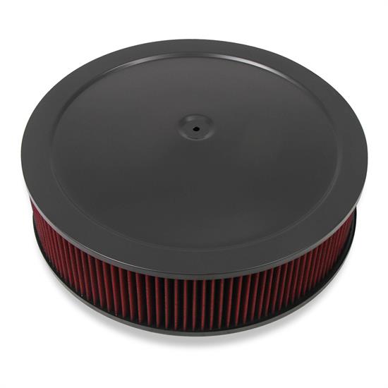 Holley 1204240 4150 Drop Base Air Cleaner, Black, 4 Inch Filter