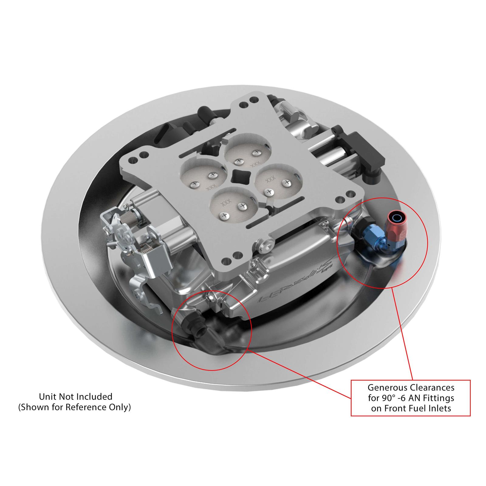 Holley Sniper 120510 Sniper EFI Air Cleaner Drop Base, Chrome