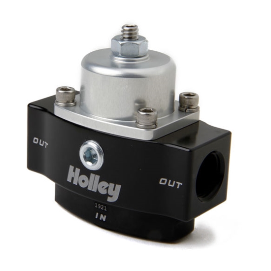 Holley 12-840 HP Billet Carbureted Fuel Pressure Regulator, Adjustable