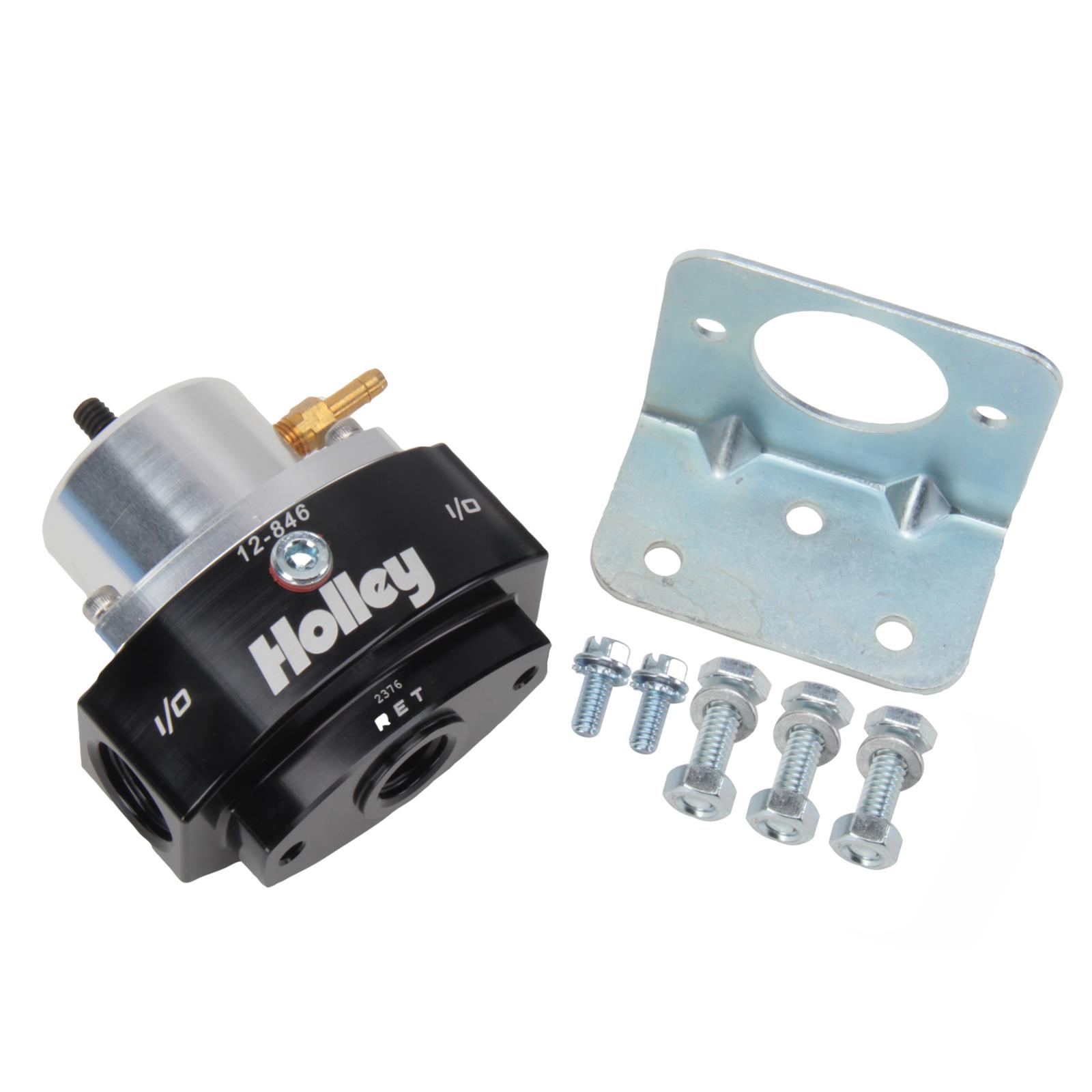 Holley 12846 HP Billet EFI ByPass Fuel Pressure Regulator,Adjustable