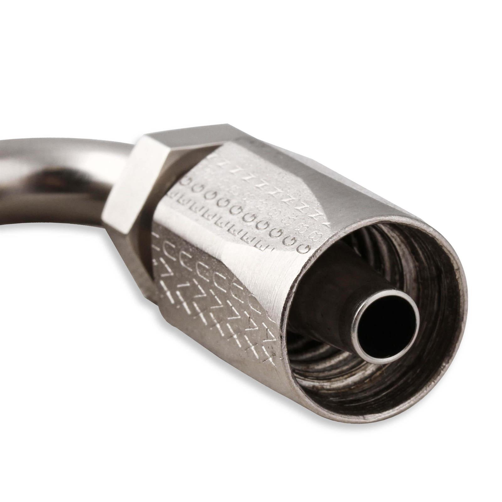 Earls 131206ERL Power Steering Hose End, 6 AN, 120 Degree