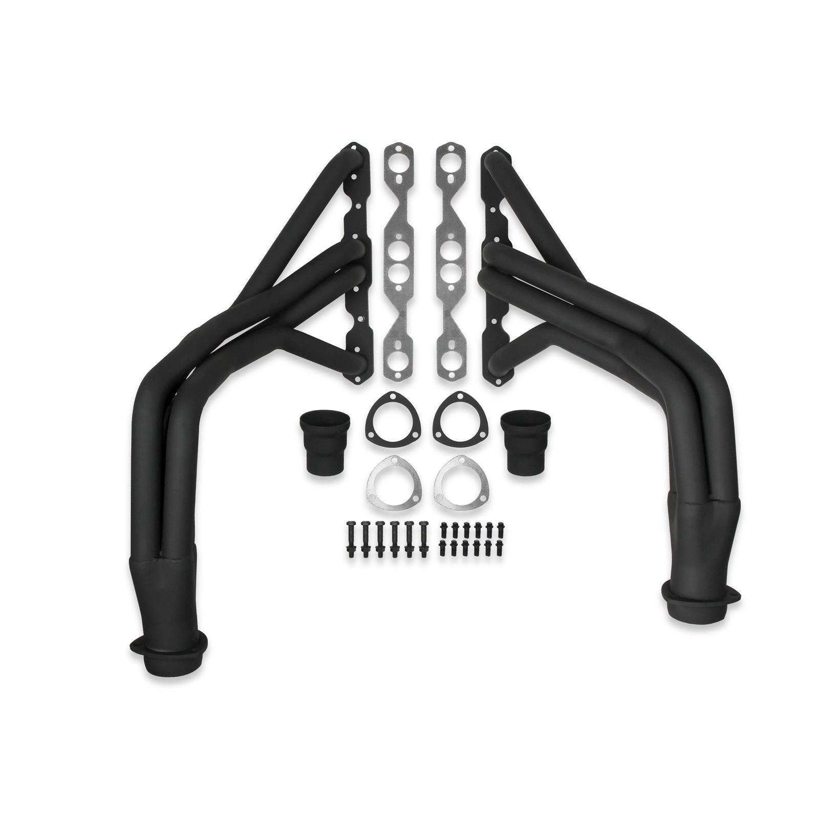 Flowtech 13560FLT Long Tube Header, 7683 CJ5/CJ7, SBC, Painted