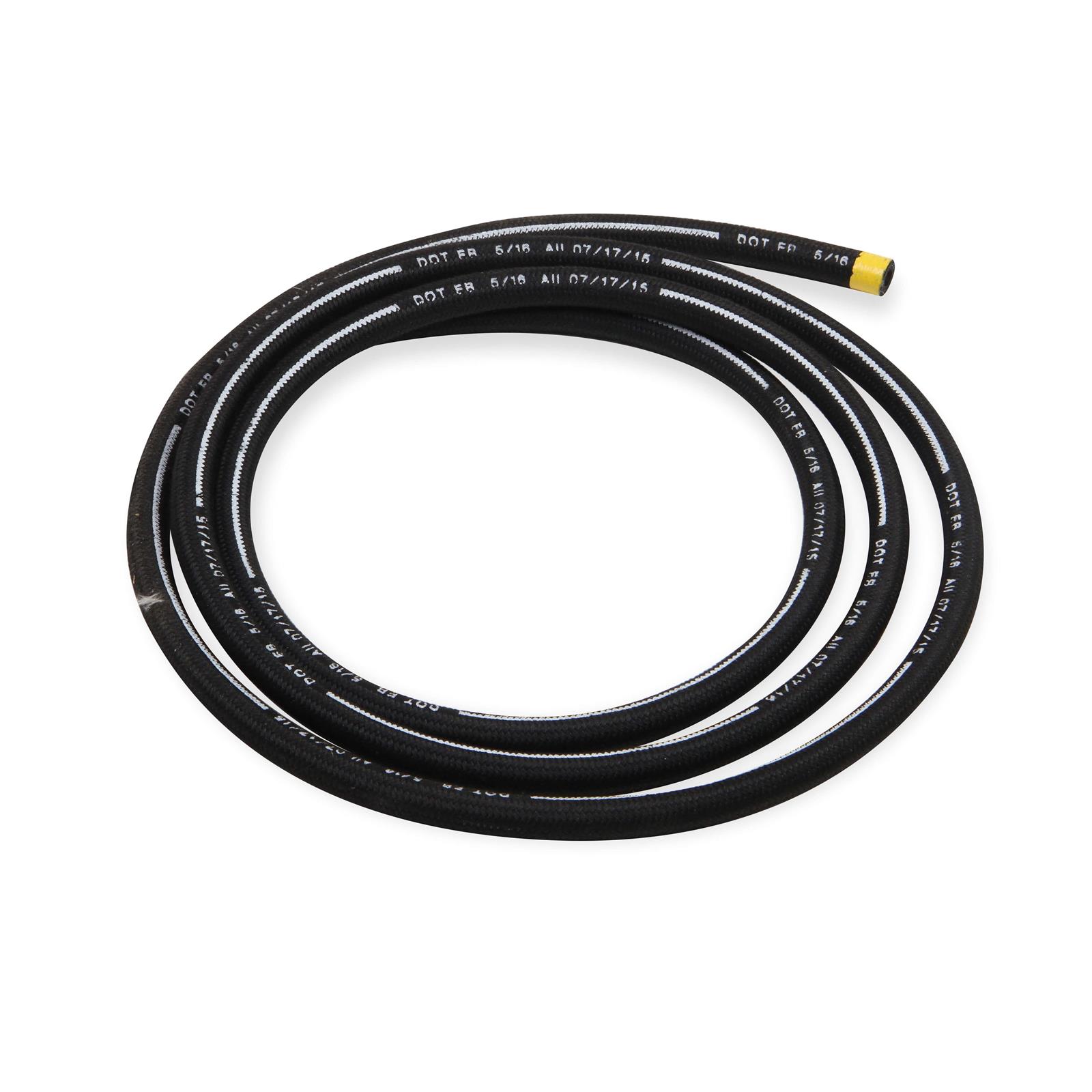Earls Power Steering Hose, An 6, Black, Up To 20 Foot