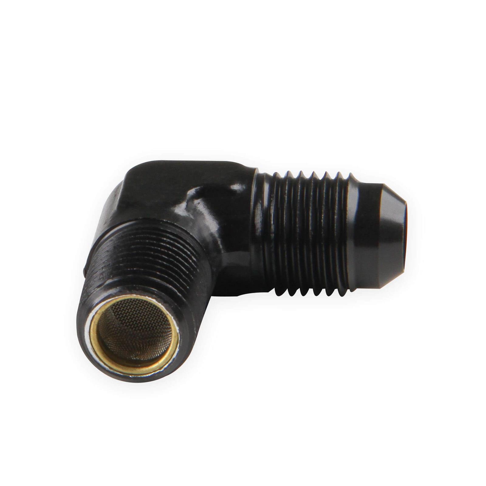 NOS 15566BNOS Nitrous Filter High Pressure 1/4 NPT, 6AN 90 Degree