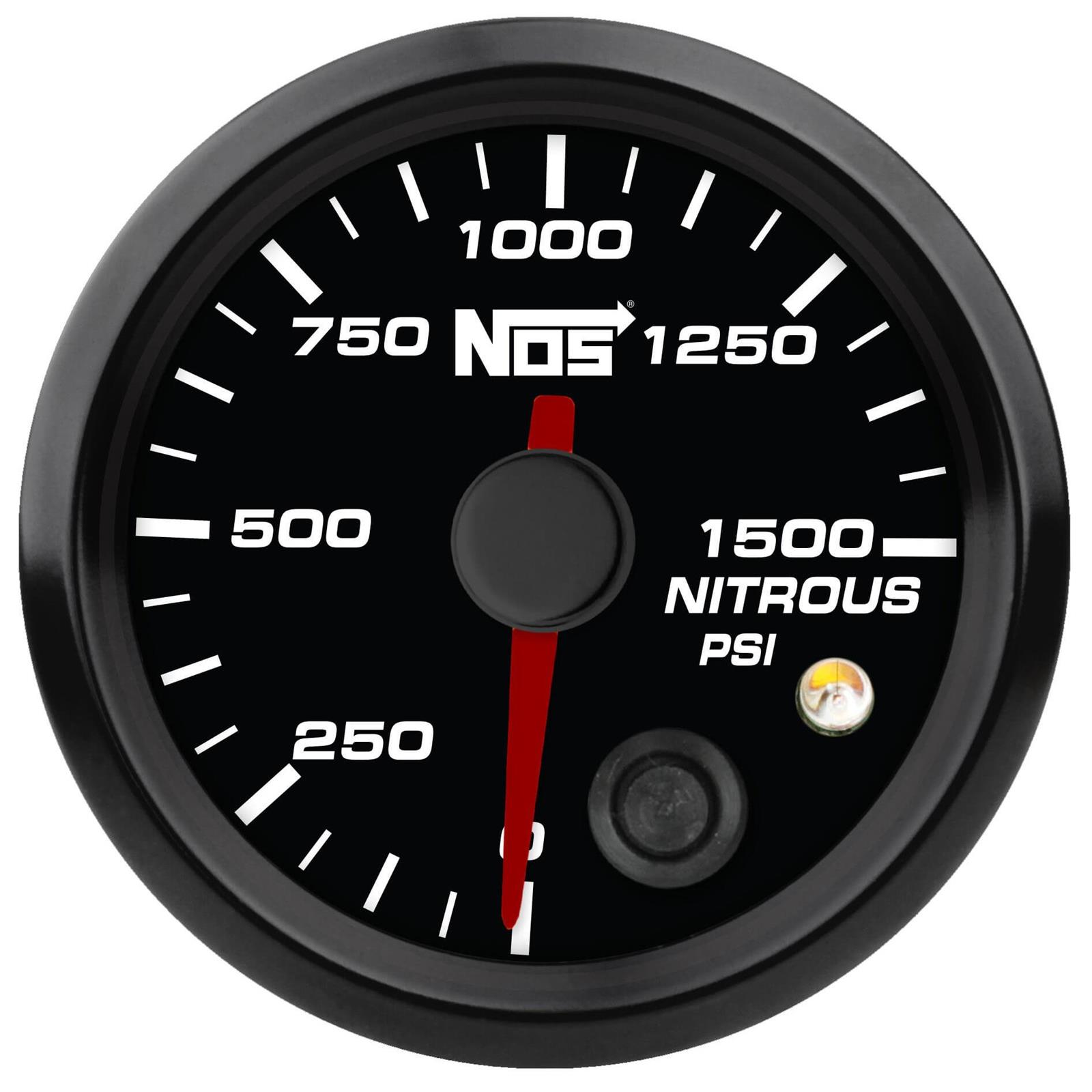 NOS 15939NOS Analog Style 21/16 Inch Nitrous Pressure Gauge