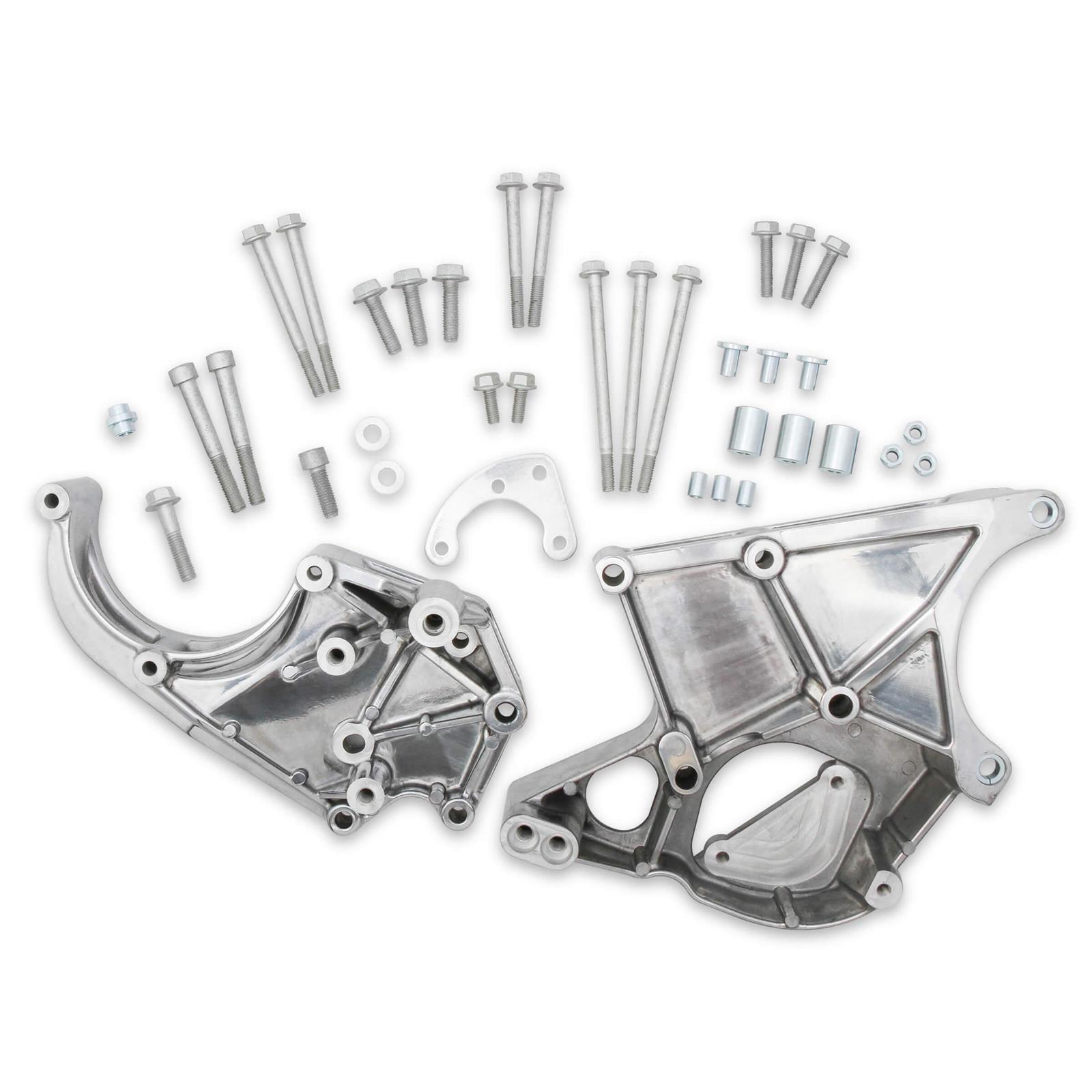 Holley 20-132P LS Accessory Drive Bracket Kit, Pass/Driver, Pol
