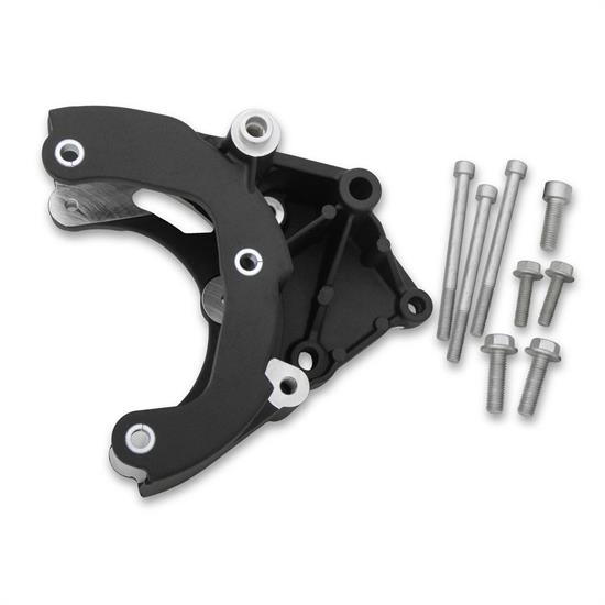 Holley 20133BK LS Accessory Drive Bracket Kit, Pass Side, Black