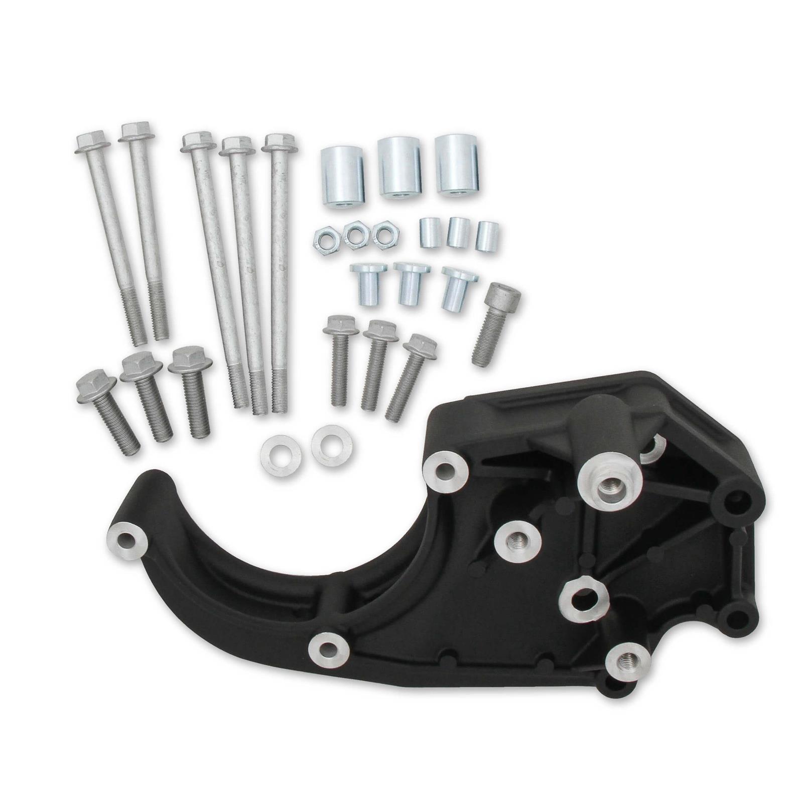 Holley 20134BK LS Accessory Drive Bracket Kit, Pass Side, Black