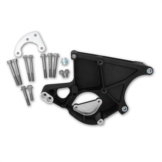 Holley 20135BK LS Accessory Drive Bracket Kit,Drivers Side Black