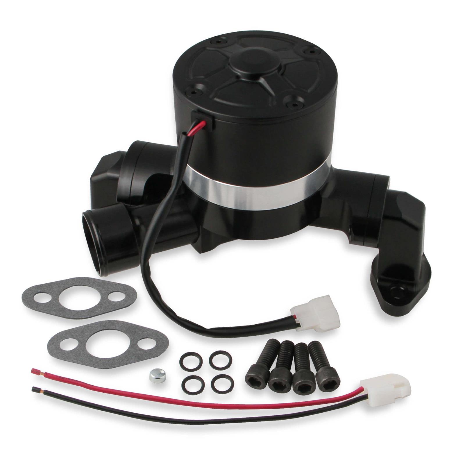 Frostbite 22132 Billet Electric Water Pump, SBC, 50 GPM, Black