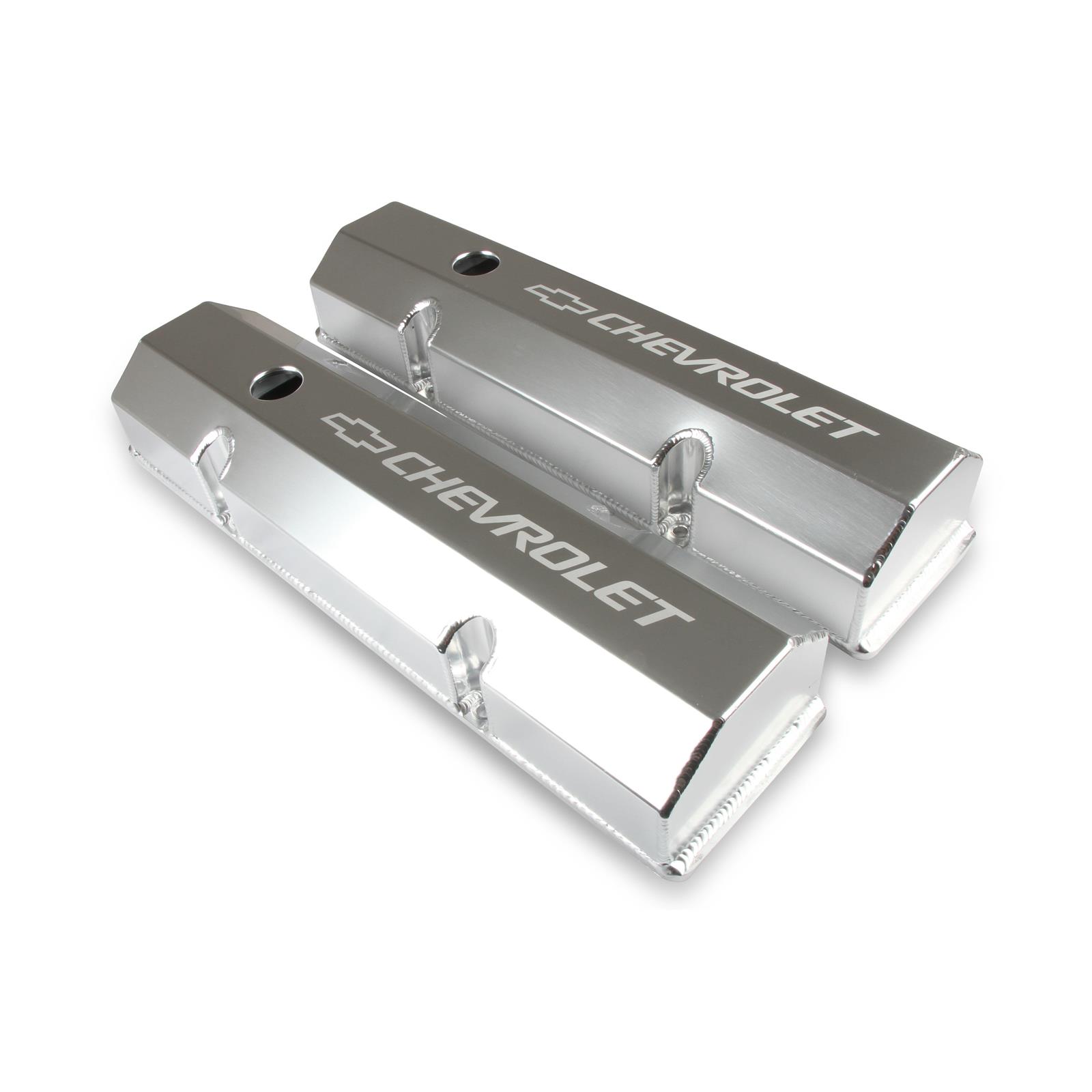 Holley 241-287 GM Licensed Valve Cover, Track Series, SBC, Alum