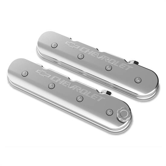 Holley 241-84 M//T Polished Valve Cover for BB Chevy
