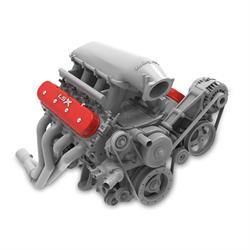 Holley 241-409 Gloss Red Tall Valve Cover w// LSX Logo for LS1//LS2//LS3//LS6//LS7 Valve Cover Holley 241-409