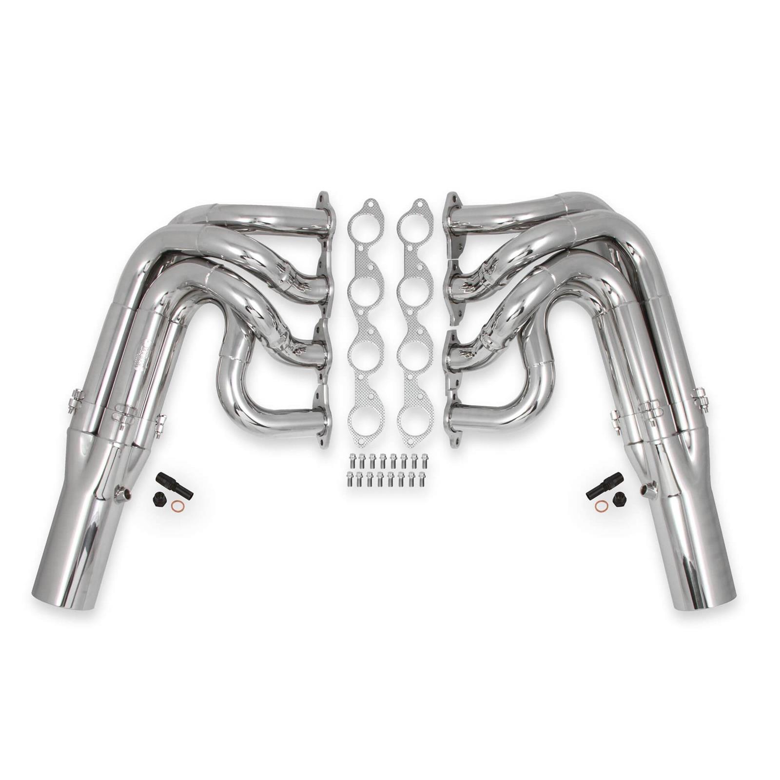 Hooker Headers 2501-6HKR RacingHeart 3-Step Dragster Headers, BBC