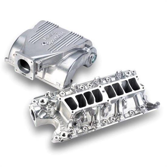 Polished Aluminum Square Bore Intake Manifold For Ford Mustang 260-302 V8 - SPP 5109-POL