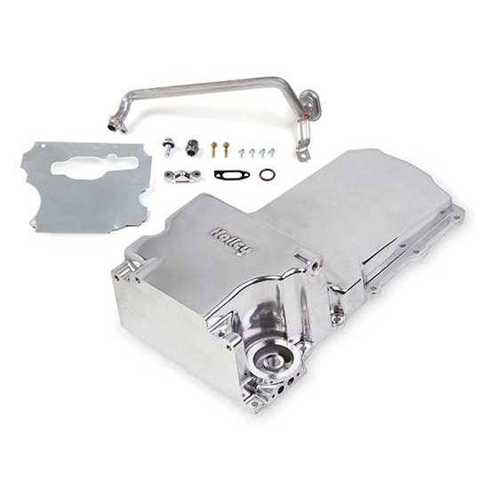 Holley 3021P LS Swap RetroFit Oil Pan Polished