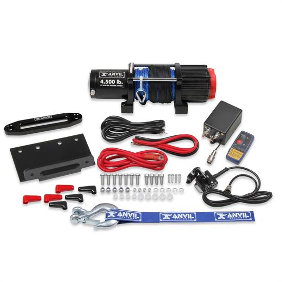 Anvil 4510AOR 4,500 Pound Winch System, Synthetic Rope