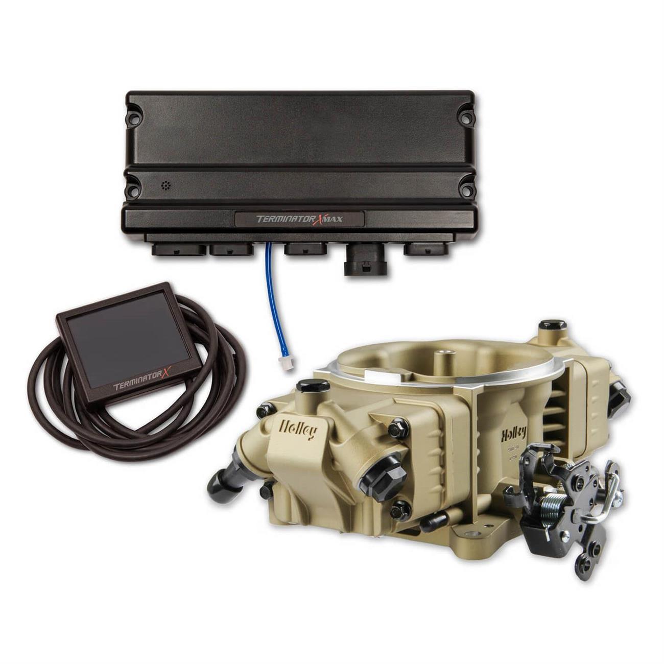 Holley 550-1016 Terminator X Max Stealth 4150 EFI System, Gold