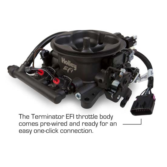 Holley 550-405 Terminator EFI 4bbl Throttle Body Fuel Injection System