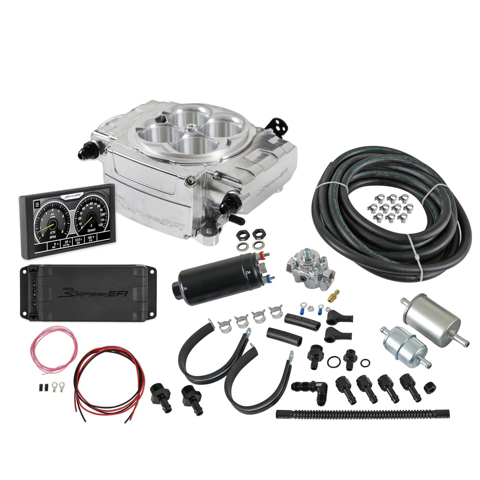 Holley 550-510-5PK Sniper 2 PDM 5 Inch Master Kit Polished