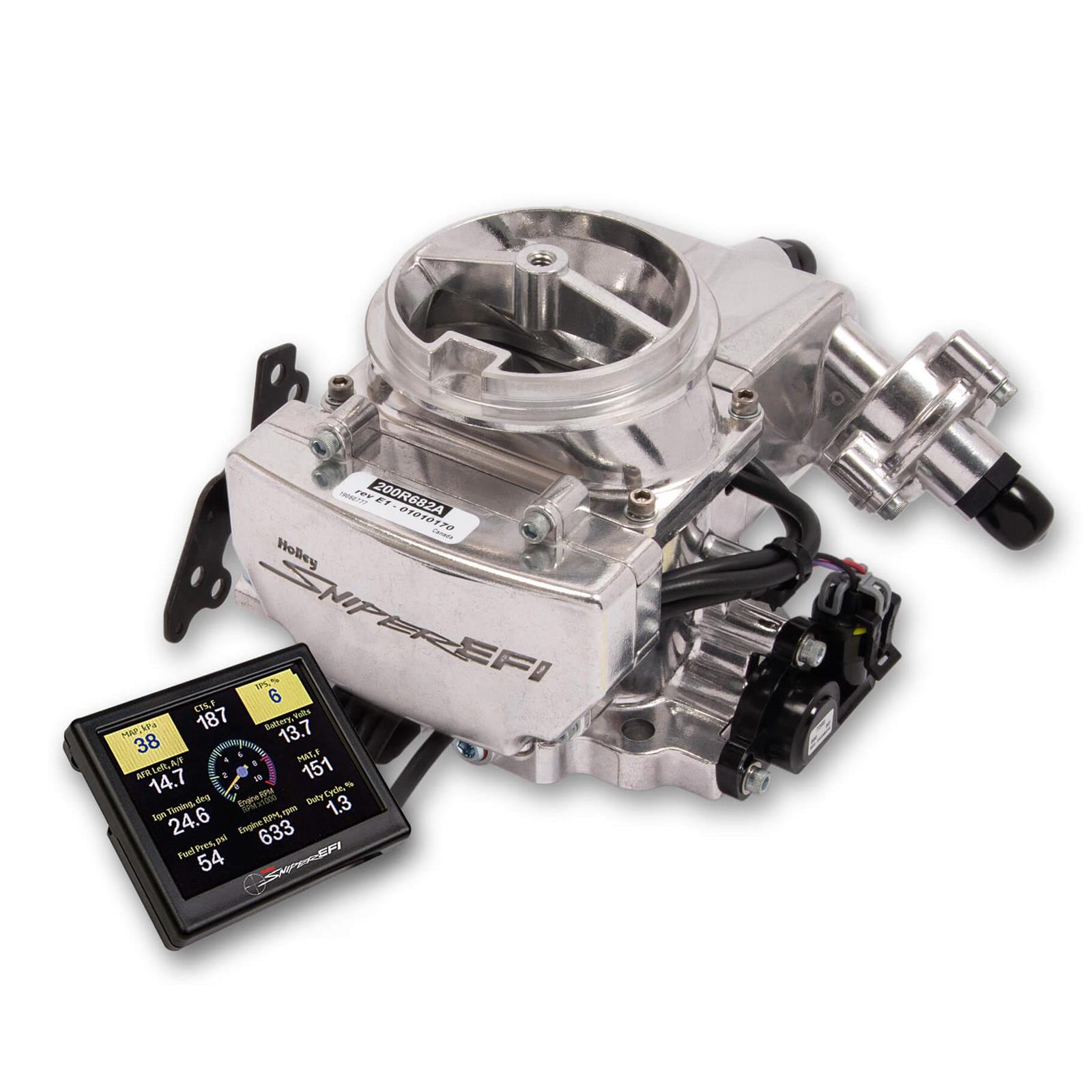 Holley Sniper 550855 Rochester 2GC EFI Conversion, Shiny