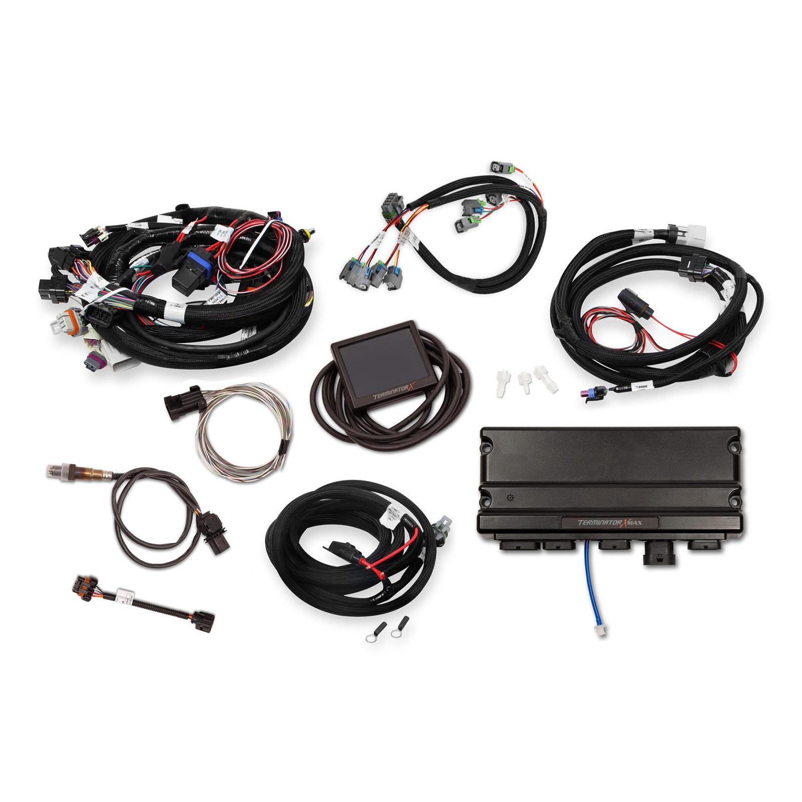 HLY550-919 3.5 in. Touchscreen Max Terminator-X Engine Control Module for GM LS-Series LSI-EV6