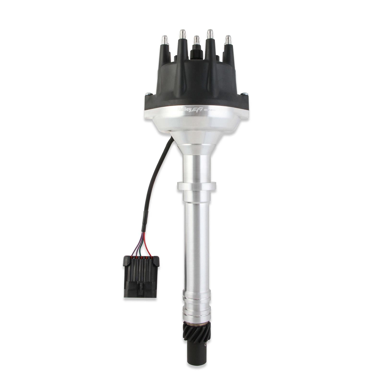 HLY565-202  EFI Dual Sync Hall-Effect HEI Style Terminal Distributor for Small Block Ford - Black
