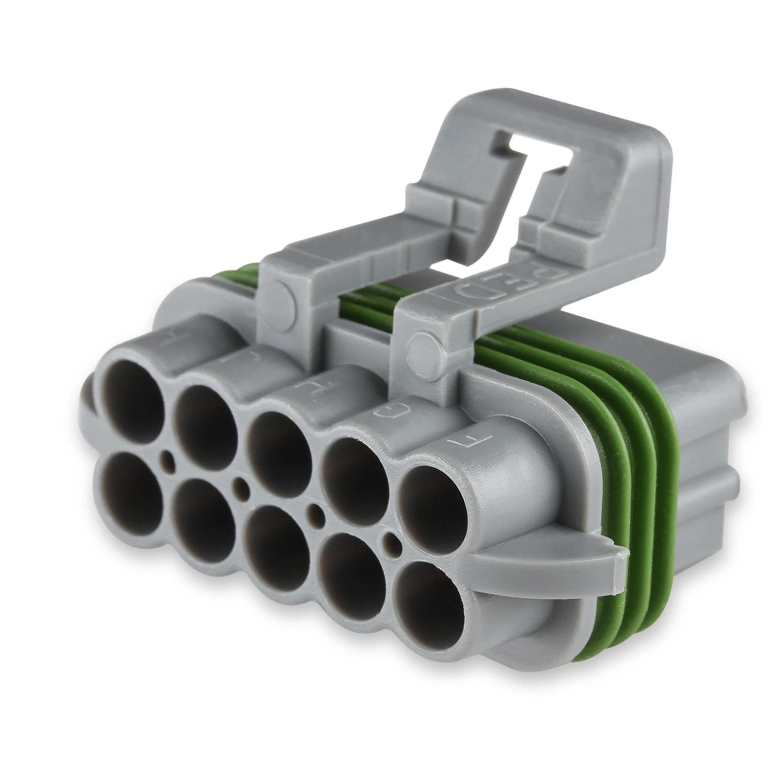 Holley 570302 Injector Sub Harness Connectors, 10 Cavity, Female