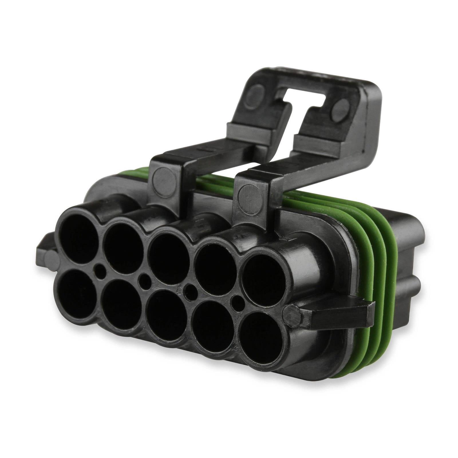 Holley 570303 Universal Ignition Connector, 10 Cavity, Female