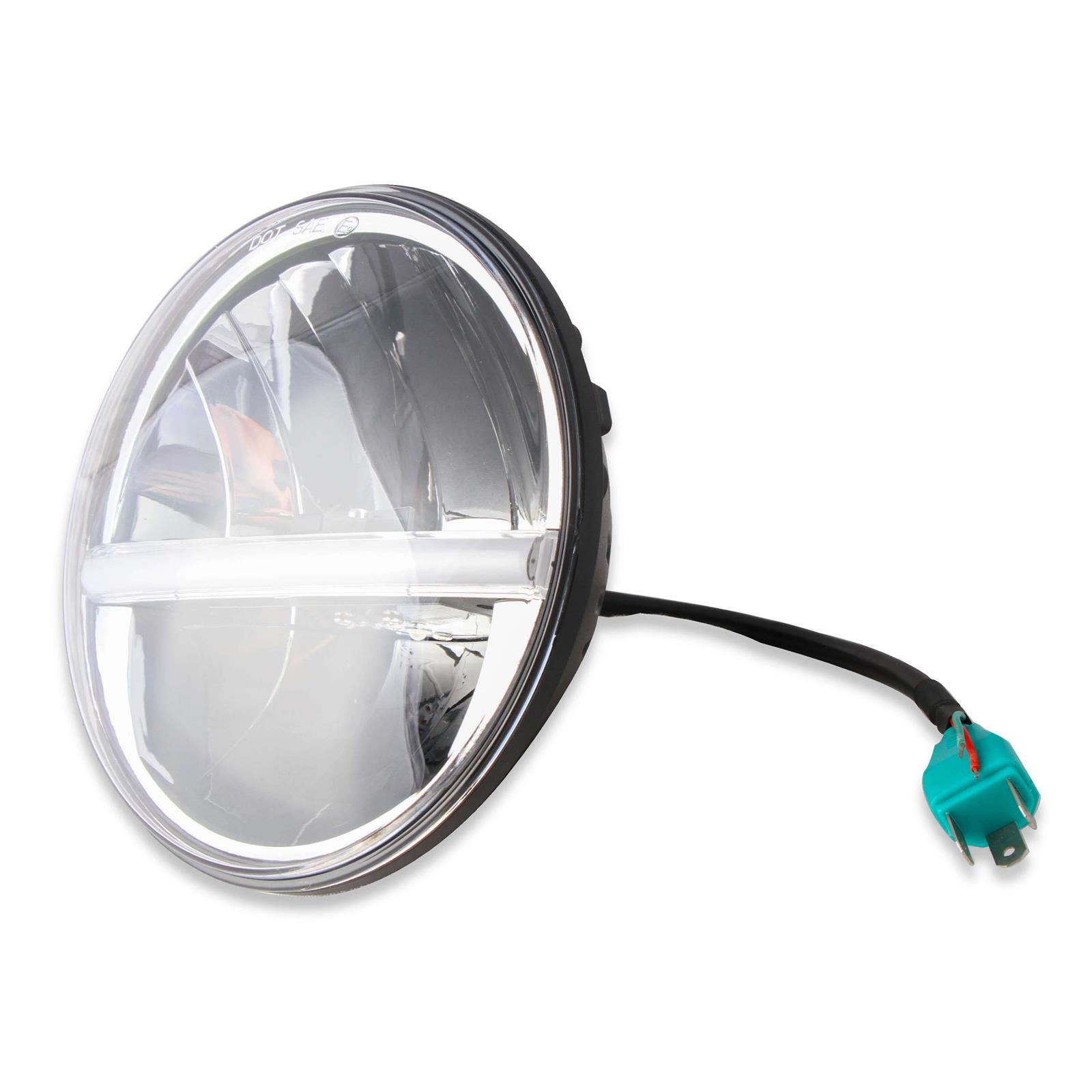 Holley 6024BARBEL Bright Earth 7 Inch Round LED Headlights