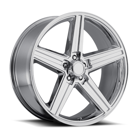 Rev Wheels 652C-2950 652 Series IROC, 22x9, 5x5, 5.84 BS, Chrome