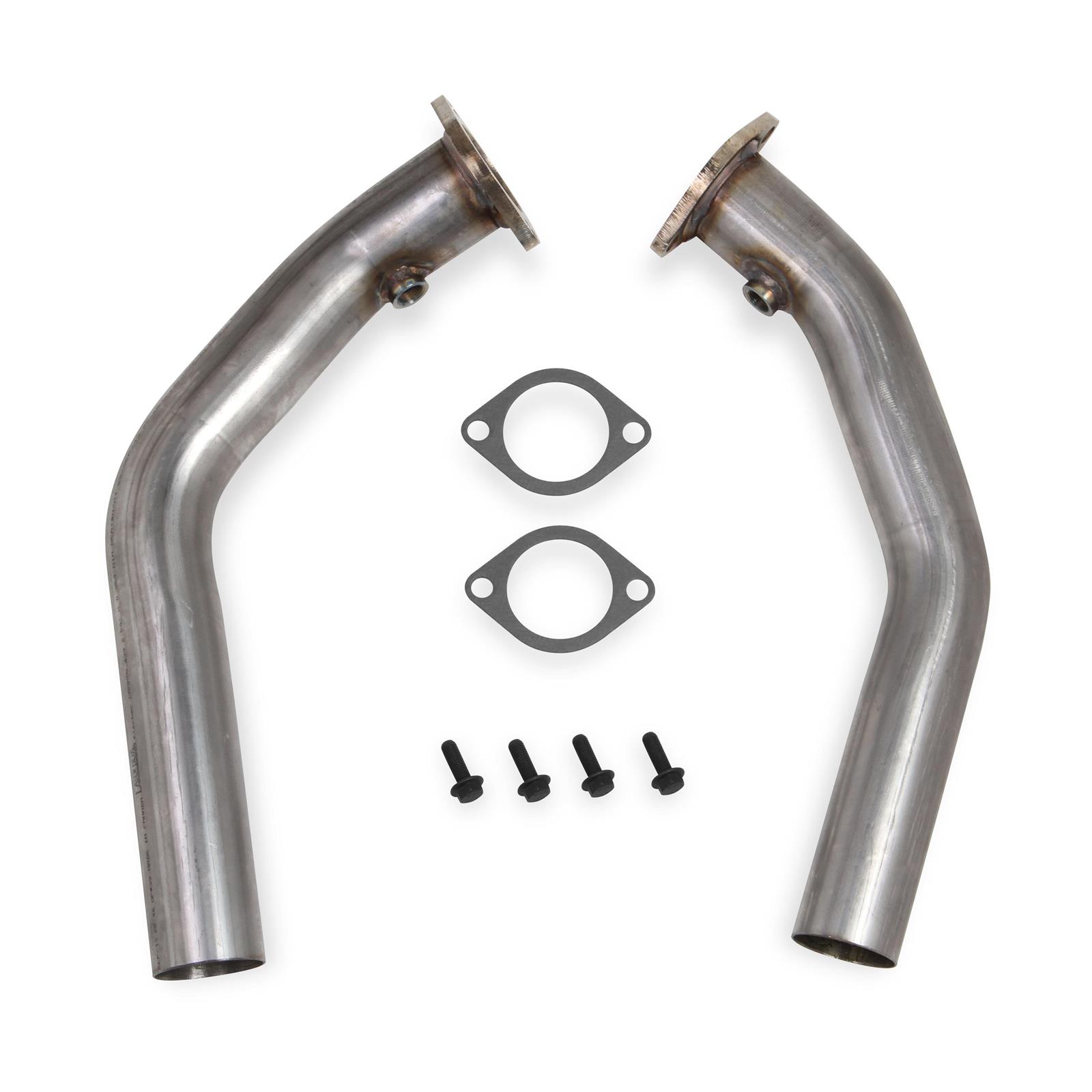 16-Piece Mild Steel Exhaust Pipe Kit - Mandrel Bend Elbows, 45/90/180 Degree, Tubing